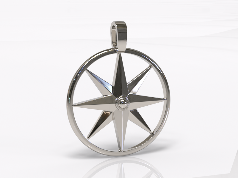 Амулет &quot;Звезда Союза&quot; серебряный / Charm &quot;Union Star&quot;,silver - JEWELLERY